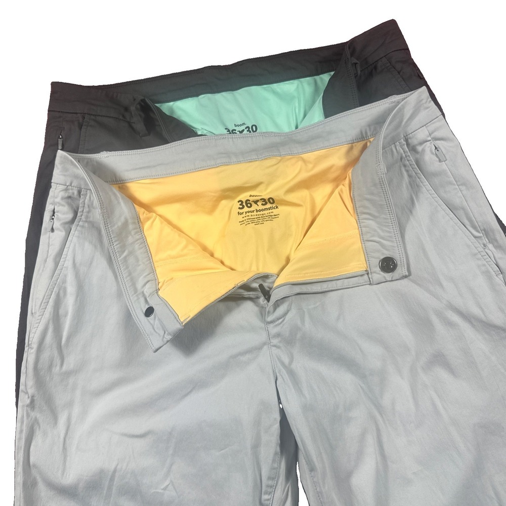 Bird Dogs Men's Chino Lined Pants Size 36x30 Boom for your Boomstick Lot Of 2
